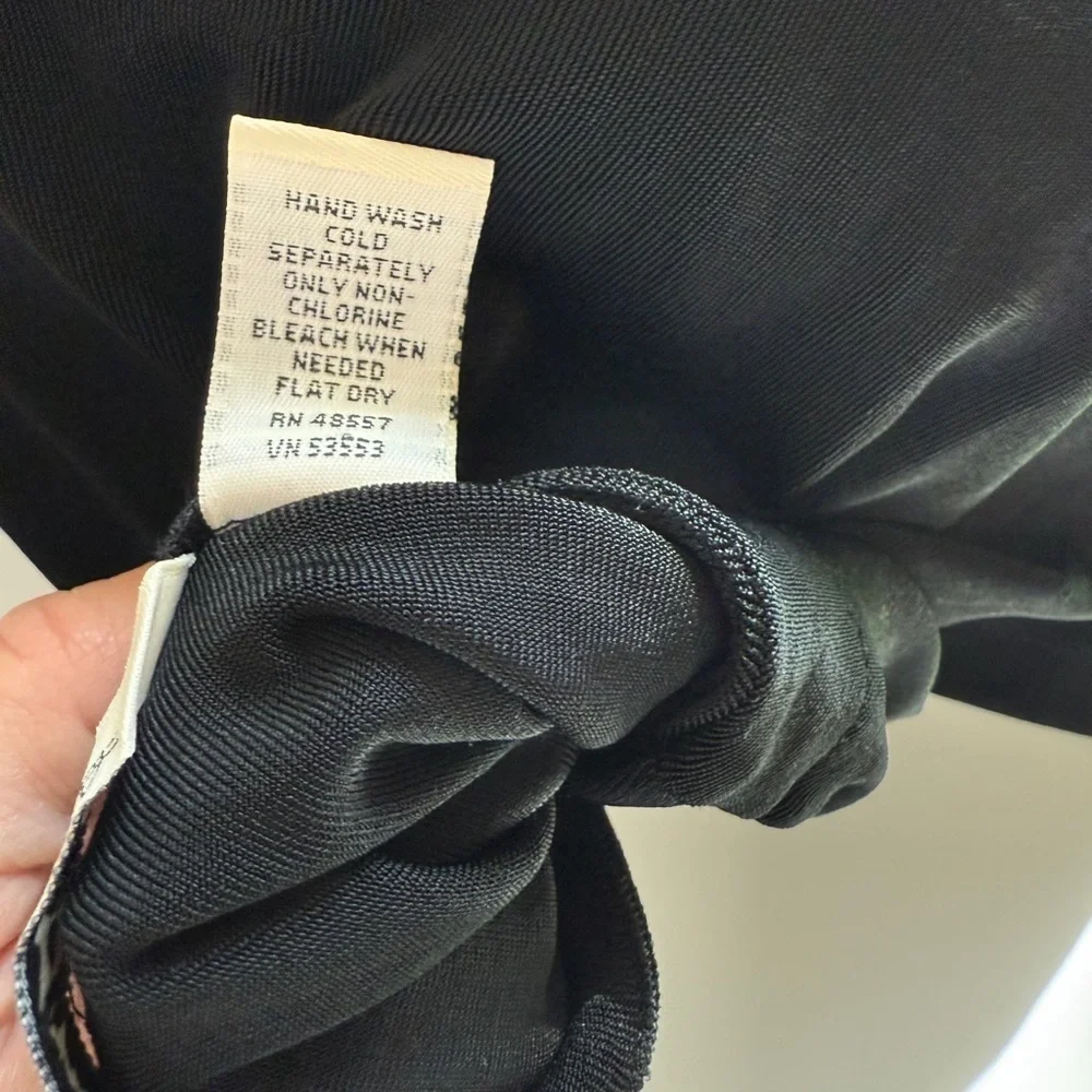 French laundry Black V-Neck Cardigan Travel Wrinkle Free Small